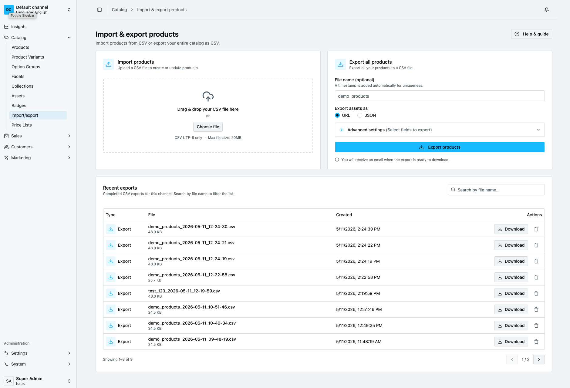 Dashboard UI
